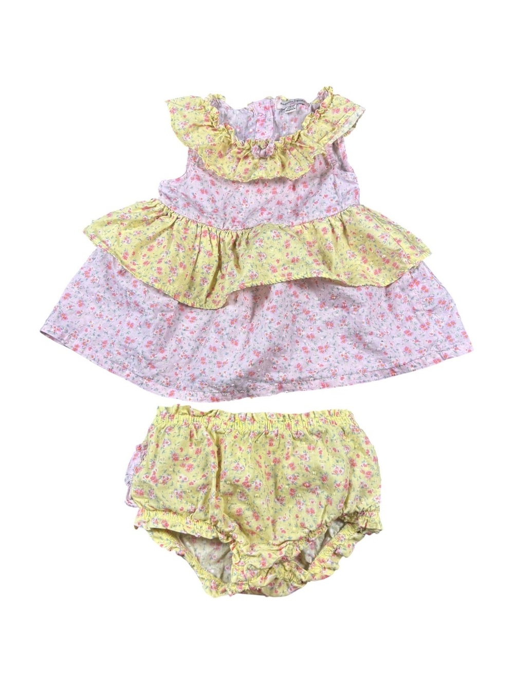 Nanette Lepore Y2K Floral Ruffle Dress & Bloomers Set